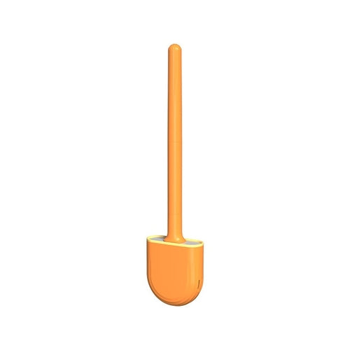 Bathroom Toilet Silicone Brush with Holder