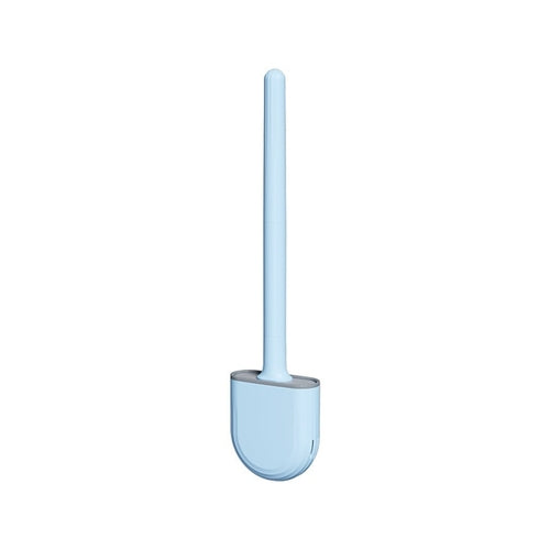 Bathroom Toilet Silicone Brush with Holder