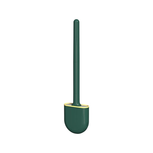 Bathroom Toilet Silicone Brush with Holder