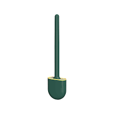 Bathroom Toilet Silicone Brush with Holder