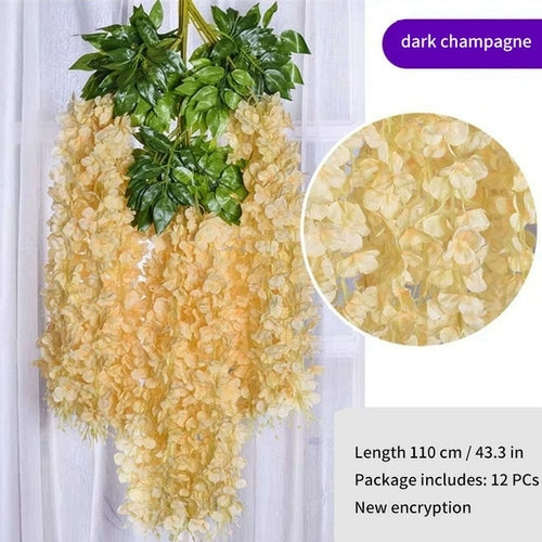 Wisteria Flower Decoration For Home and Wedding- 12pcs