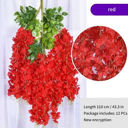 Wisteria Flower Decoration For Home and Wedding- 12pcs