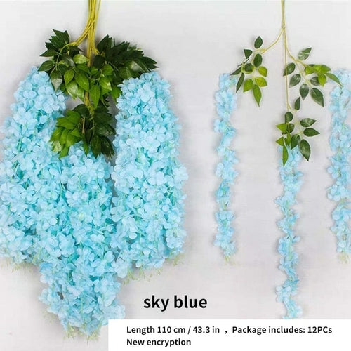 Wisteria Flower Decoration For Home and Wedding- 12pcs