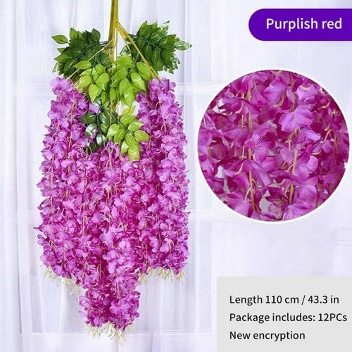Wisteria Flower Decoration For Home and Wedding- 12pcs