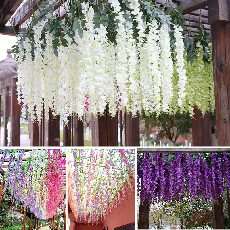 Wisteria Flower Decoration For Home and Wedding- 12pcs