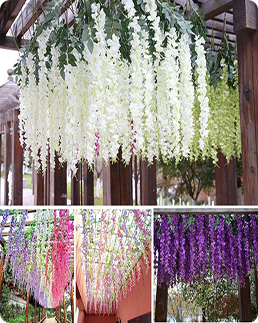 Wisteria Flower Decoration For Home and Wedding- 12pcs
